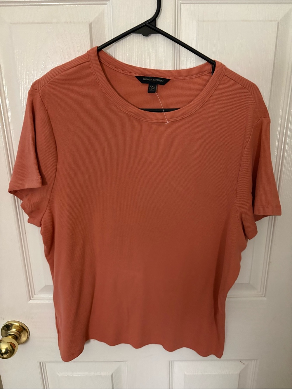 Banana Republic Women's Short Sleeve Crewneck Top — Terracotta